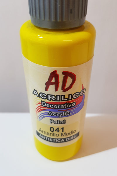 Acrilico AD Amarillo medio 041