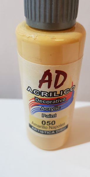 Acrílico AD Amarillo napoles 050