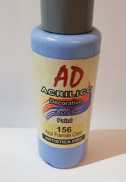 Acrílico AD Azul francés claro 156