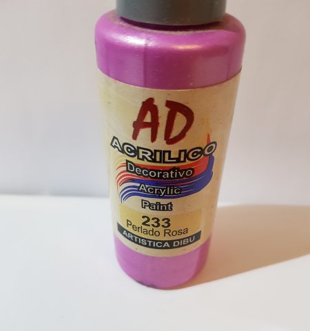 Acrílico AD Perlado rosa 233