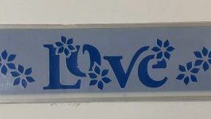 Stencil Mini 17 cm x 4.5 cm EqArte