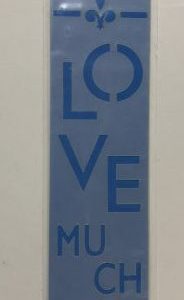 Stencil Mini 17 cm x 4.5 cm EqArte 333