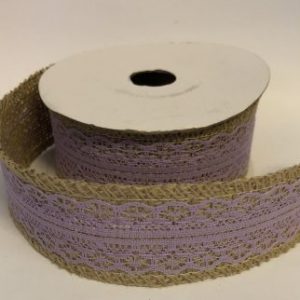 Alpillera con encaje violeta