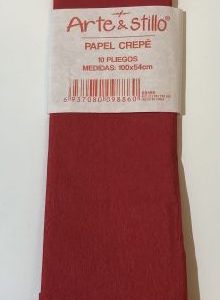 Papel crepe Rojo
