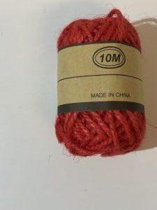 Hilo rustico  Rojo