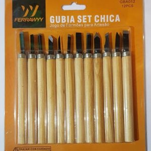 Juego de formones para artesanos 12 pcs