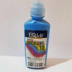 Pintura dimensional 3D 40 ML Celeste brillante