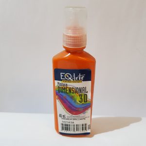 Pintura dimensional 3D 40 ML Naranja brillante