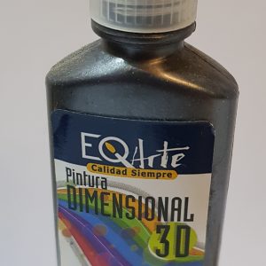 Pintura dimensional 3D 40 ML Negro metalizado