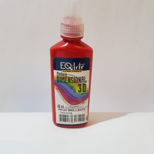 Pintura dimensional 3D 40 ML Rojo brillante