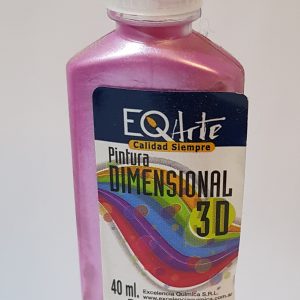 Pintura dimensional 3D 40 ML Rosa metalizado