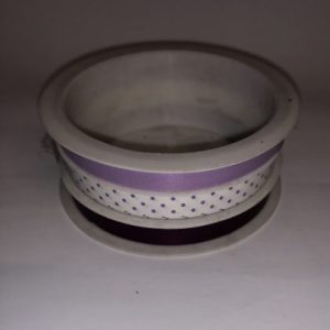 Cinta nylon variedad Violeta, borravino,lunares