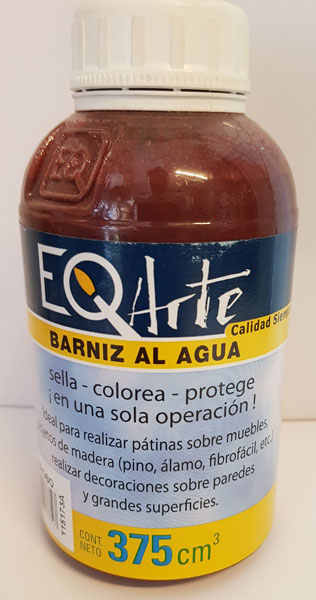 Barniz al agua 375 cm³ Algarrobo