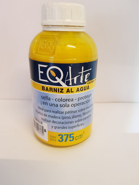Barniz al agua 375 cm³ Amarillo