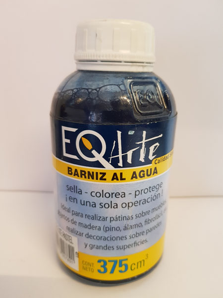 Barniz al agua 375 cm³ Celeste pastel