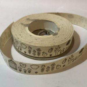Cinta de tela pajaritos