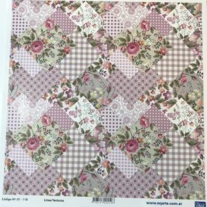 Lamina EqArte 31 cm x 31.5 cm Linea texturas 01-118