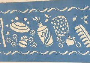 Stencil LitoArte 42cm x 17cm STG 011