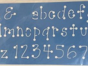 Stencil LitoArte 42cm x 17cm STG 022