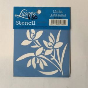 Stencil LitoArte 10 cm x 10 cm STX 044