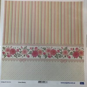 Lamina EqArte 31 cm x 31.5 cm Linea Liberty 05-512