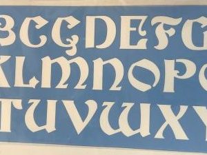 Stencil LitoArte 42cm x 17cm STG 053