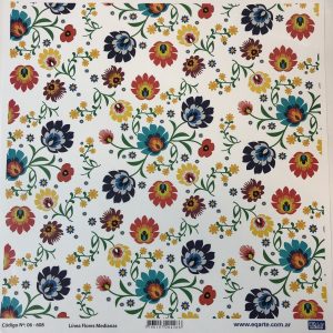 Lamina EqArte 31 cm x 31.5 cm Linea Flores medianas 06-608