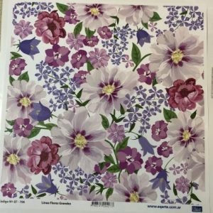 Lamina EqArte 31 cm x 31.5 cm Linea Flores grandes 07-706