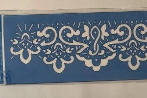 Stencil LitoArte 17 cm x 6.5 cm STP 107