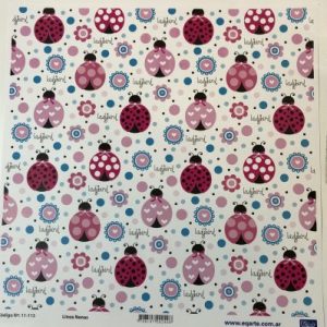 Lamina EqArte 31 cm x 31.5 cm Linea nenas 1115