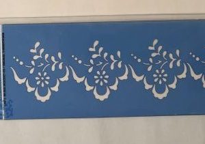 Stencil LitoArte 17 cm x 6.5 cm STP 111