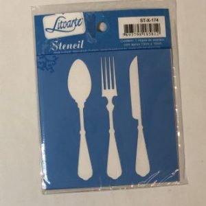 Stencil LitoArte 10 cm x 10 cm ST-X 174