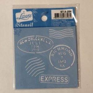 Stencil LitoArte 10 cm x 10 cm ST-X 254