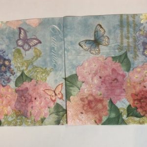 Servilleta Flores 40