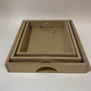Juego de 3 bandejas para desayuno
