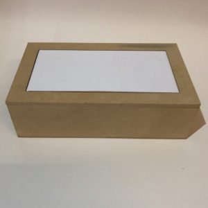 Caja con azulejo de 10x20 para sublimar