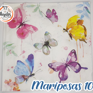 Servilleta Mariposas 10