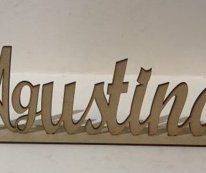 Nombre personalizado 3 mm con base