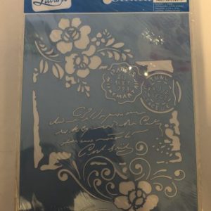 Stencil LitoArte 21cm x 17cm STM 592