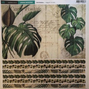 Lamina EqArte 31 cm x 31.5 cm Botanica 15-1501