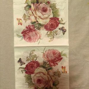 Servilleta Flores 130