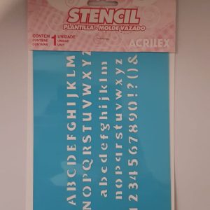 Stencil Acrilex 21x15 1242