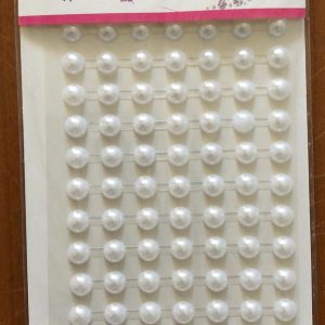 Aplique de perlas Blancas