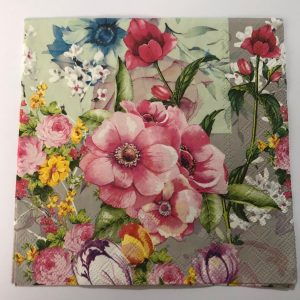 Servilleta Flores 150