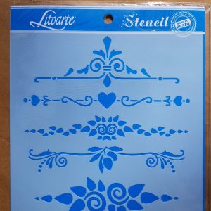 Stencil LitoArte 20cm x 20cm STXX 079