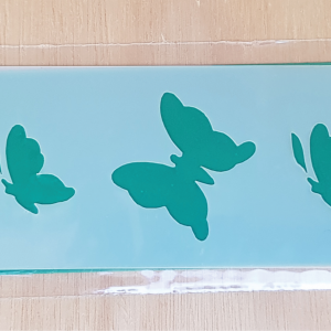 Stencil Chico 24cm x 4.5 cm EqArte 216 mariposas