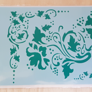 Stencil grande 13.5cm x 28cm EqArte 55 esquineros y arabescos