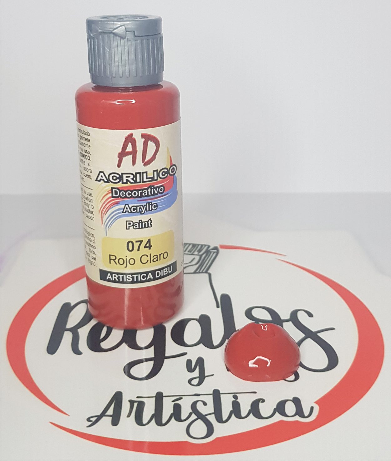 Acrílico AD Rojo Claro 074