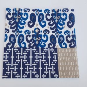 Servilleta EQ 195150 Patchwork Azul