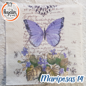 Servilleta Mariposas 14